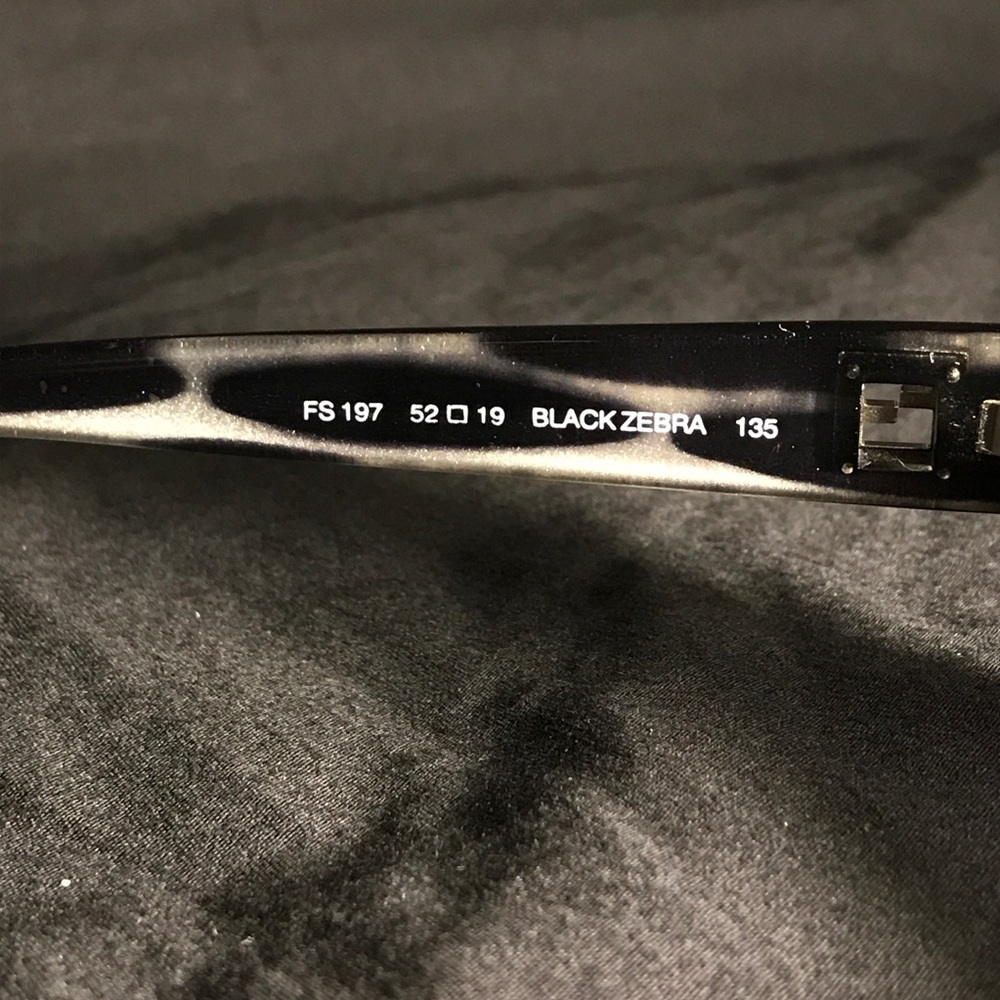 Fendi Black Zebra Prescription Sunglasses - Picture 6 of 7